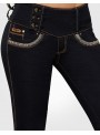 Jeans Colombiano levanta cola Semi alto