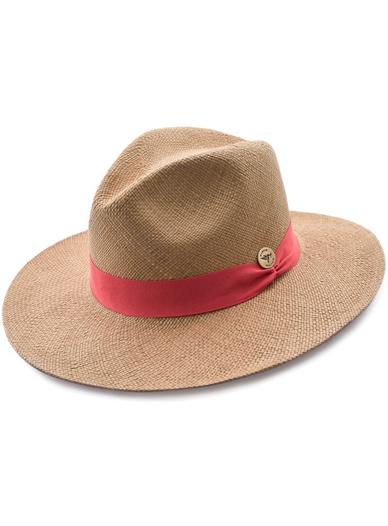 Sombrero Panamá Fino Habano Cinta Salmón